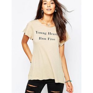 Wildfox-NWOT Blush Young Hearts Run Free Tee-M